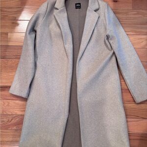 Zara Women's Cream Trench Coat